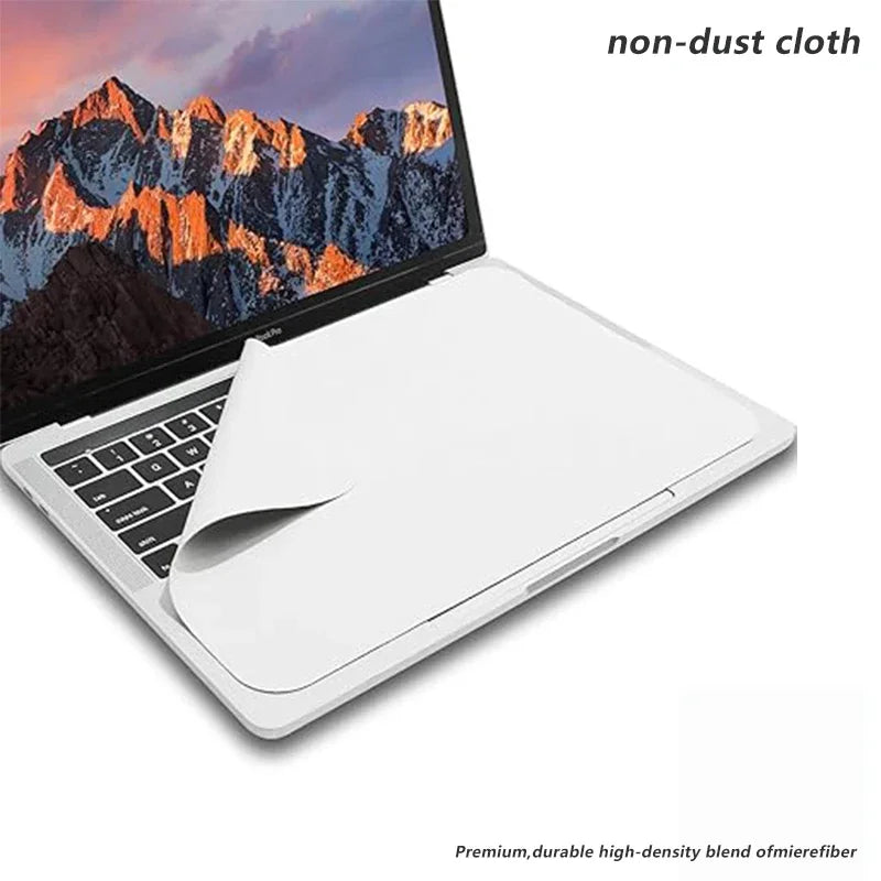 Microfiber Laptop Keyboard Cover - Dustproof Screen Cloth for MacBook Pro 13/15/16"